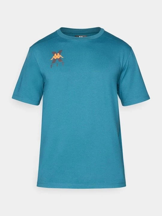 Zdjęcie produktu T-shirt z nadrukiem Kappa petrol