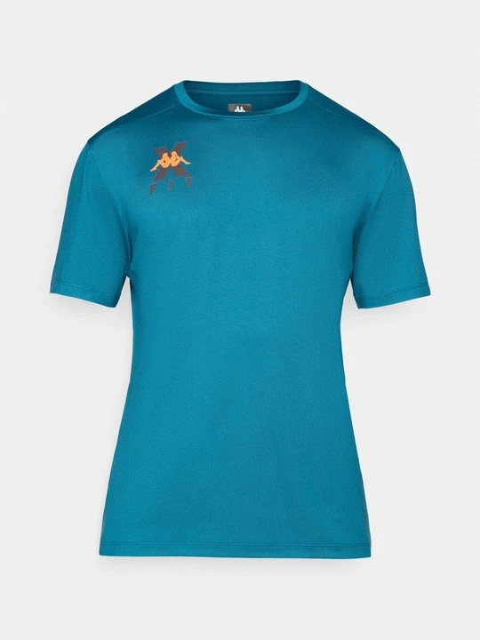 Zdjęcie produktu T-shirt z nadrukiem Kappa petrol