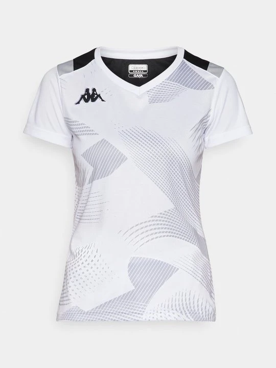 Zdjęcie produktu T-shirt z nadrukiem Kappa biały