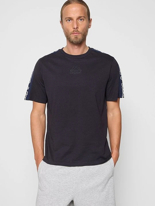 Zdjęcie produktu T-shirt z nadrukiem Kappa czarny