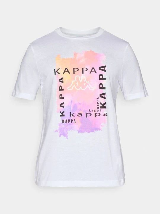 Zdjęcie produktu T-shirt z nadrukiem Kappa biały