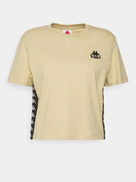 Zdjęcie produktu T-shirt z nadrukiem Kappa beżowy
