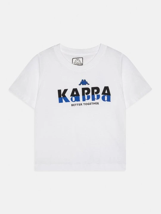 Zdjęcie produktu T-shirt z nadrukiem Kappa biały