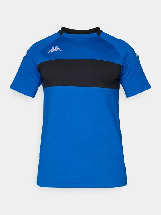 Zdjęcie produktu T-shirt z nadrukiem Kappa niebieski denim