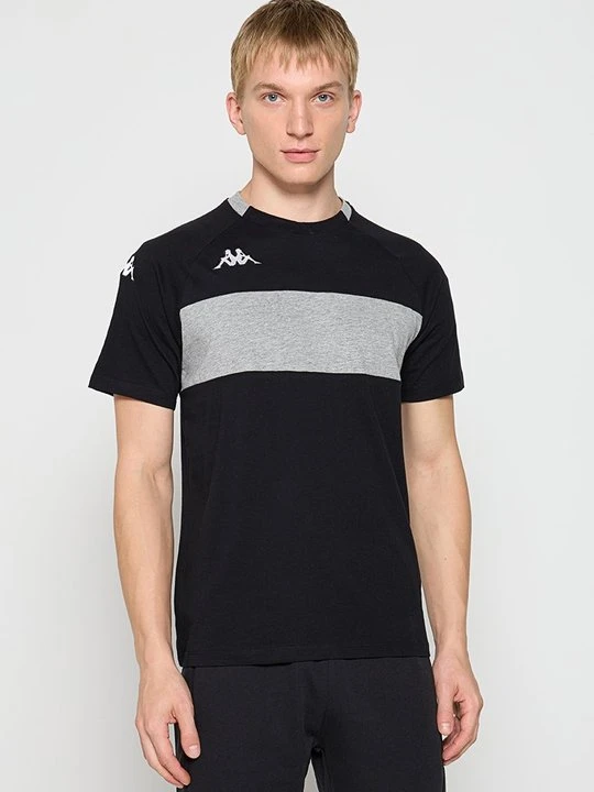 Zdjęcie produktu T-shirt z nadrukiem Kappa czarny