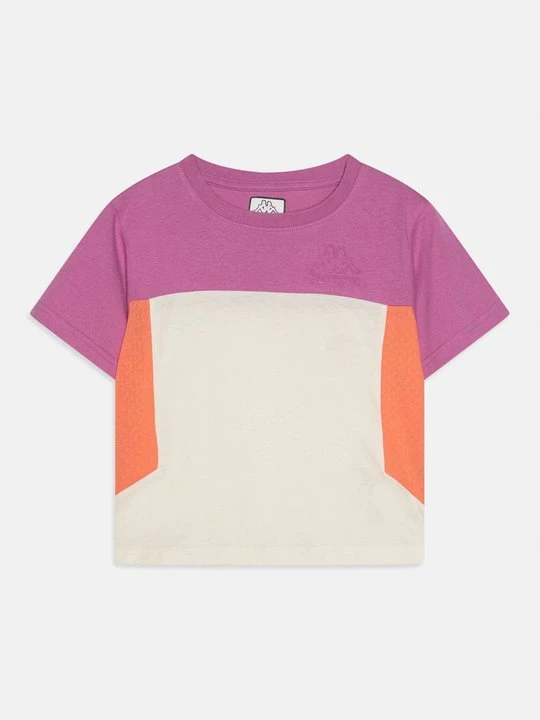 Zdjęcie produktu T-shirt z nadrukiem Kappa liliowy