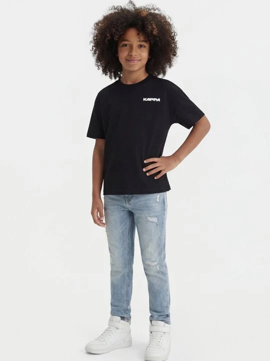 Zdjęcie produktu T-shirt z nadrukiem Kappa czarny