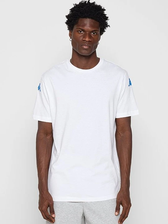 Zdjęcie produktu T-shirt z nadrukiem Kappa mleczny