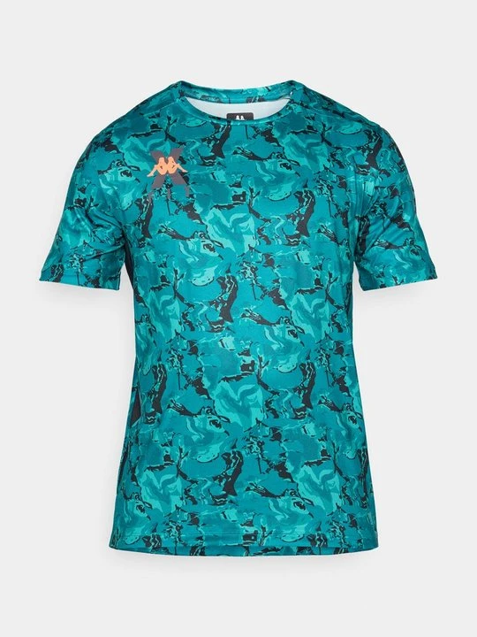 Zdjęcie produktu T-shirt z nadrukiem Kappa niebieski