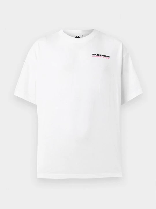 Zdjęcie produktu T-shirt z nadrukiem Kappa biały