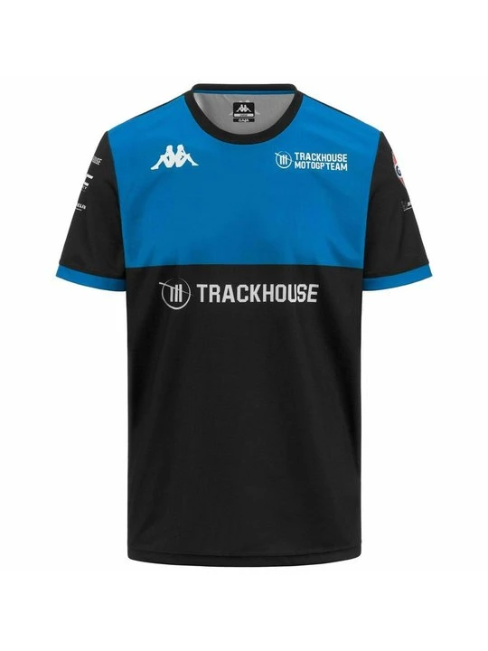 Zdjęcie produktu T-shirt z nadrukiem Kappa antracytowy