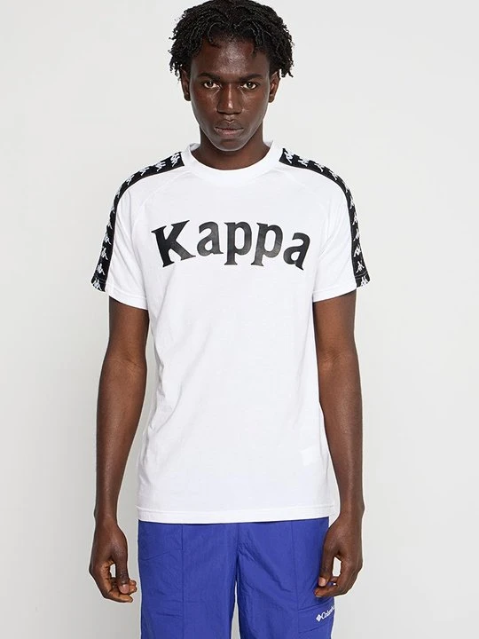Zdjęcie produktu T-shirt z nadrukiem Kappa biały
