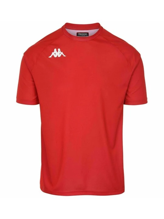 Zdjęcie produktu T-shirt z nadrukiem Kappa czerwony
