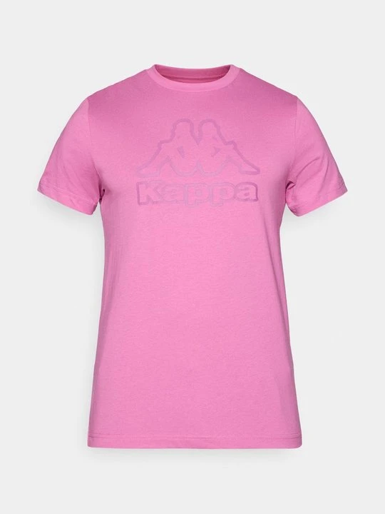 Zdjęcie produktu T-shirt z nadrukiem Kappa liliowy