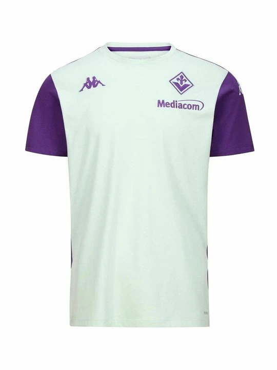 Zdjęcie produktu T-shirt z nadrukiem Kappa mleczny