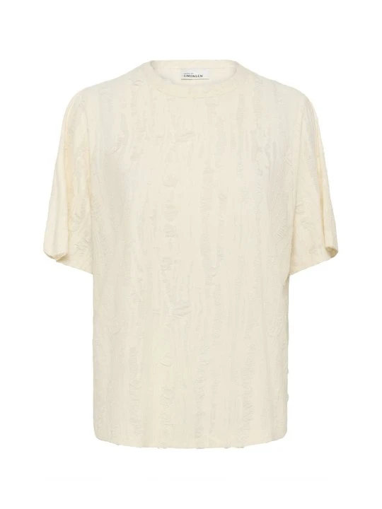 Zdjęcie produktu T-shirt z nadrukiem Karen by Simonsen biały