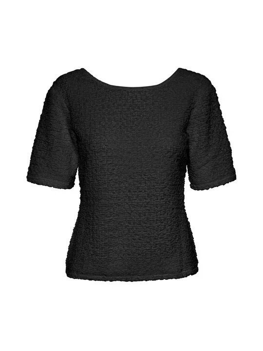 Zdjęcie produktu T-shirt z nadrukiem Karen by Simonsen czarny