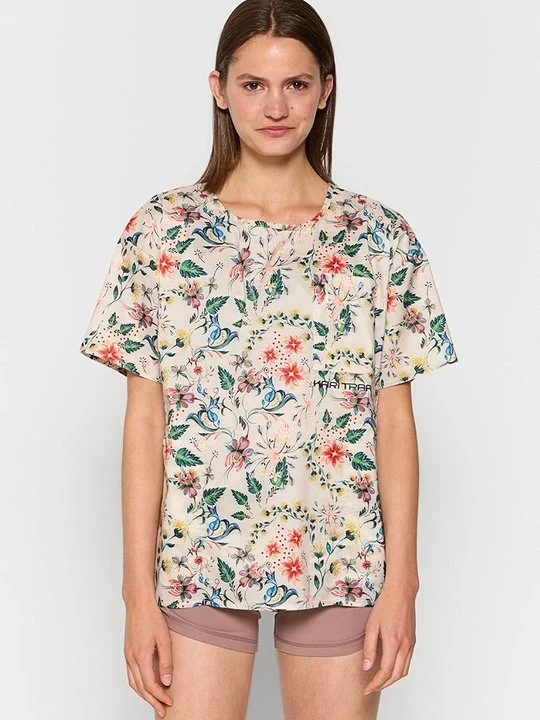 Zdjęcie produktu T-shirt z nadrukiem Kari Traa beżowy