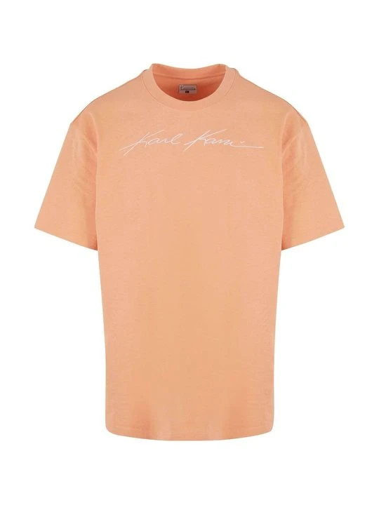 Zdjęcie produktu T-shirt z nadrukiem Karl Kani morelowy