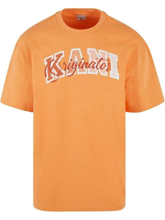 Zdjęcie produktu T-shirt z nadrukiem Karl Kani pomarańczowy
