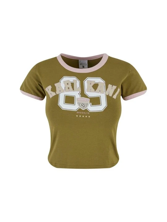 Zdjęcie produktu T-shirt z nadrukiem Karl Kani oliwkowy