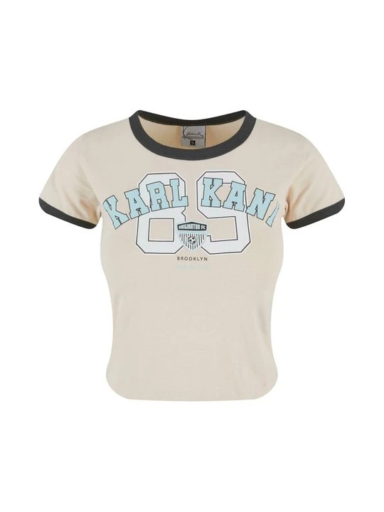 Zdjęcie produktu T-shirt z nadrukiem Karl Kani piaskowy
