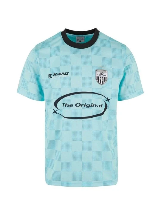 Zdjęcie produktu T-shirt z nadrukiem Karl Kani jasnoniebieski