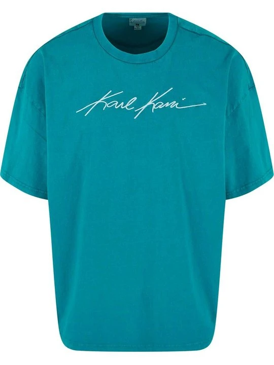 Zdjęcie produktu T-shirt z nadrukiem Karl Kani turkusowy