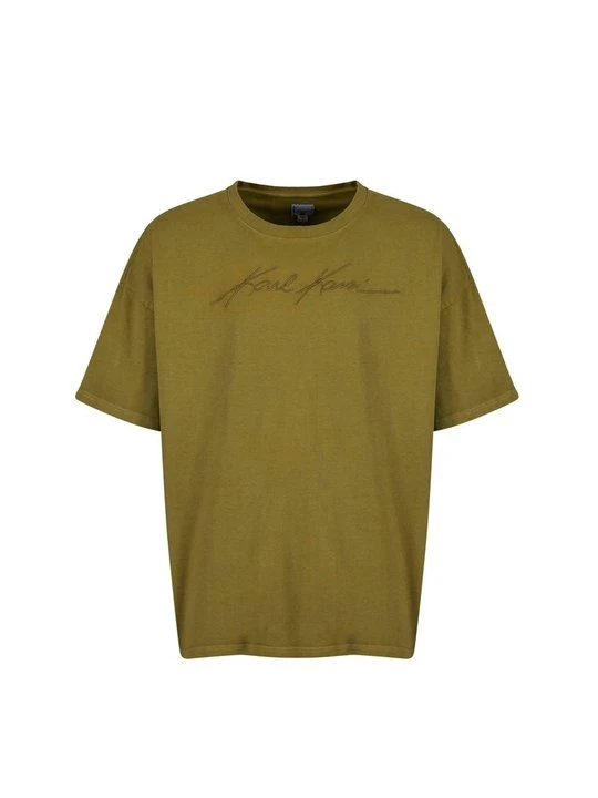Zdjęcie produktu T-shirt z nadrukiem Karl Kani oliwkowy