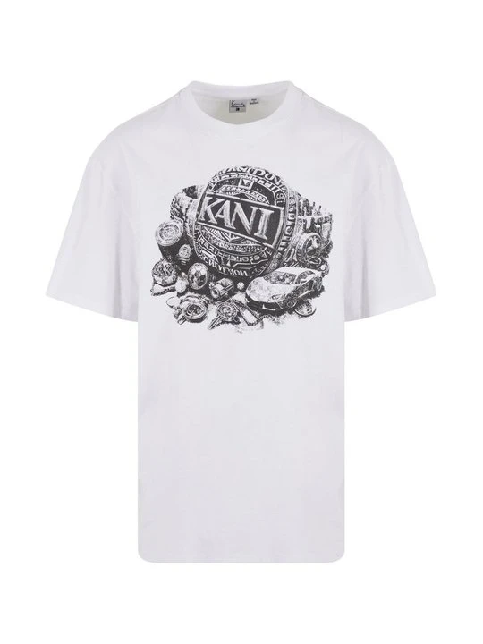 Zdjęcie produktu T-shirt z nadrukiem Karl Kani biały