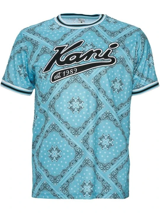 Zdjęcie produktu T-shirt z nadrukiem Karl Kani niebieski