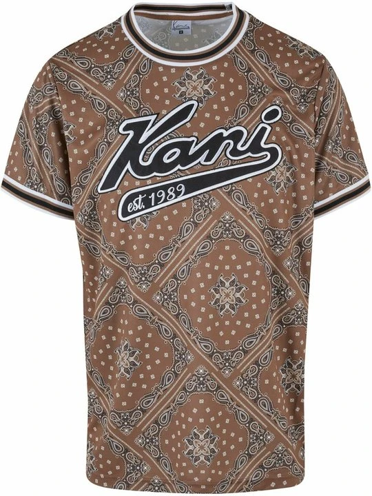 Zdjęcie produktu T-shirt z nadrukiem Karl Kani brązowy