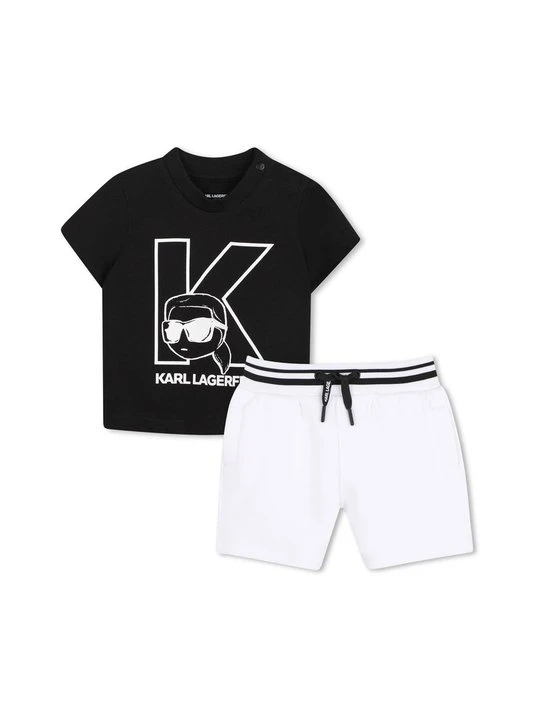 Zdjęcie produktu T-shirt z nadrukiem KARL LAGERFELD biały