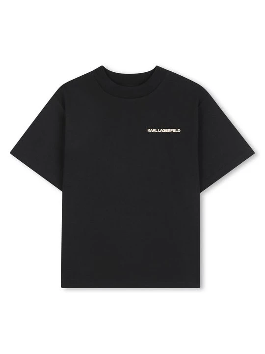 Zdjęcie produktu T-shirt z nadrukiem KARL LAGERFELD czarny