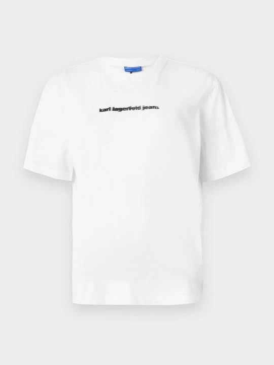 Zdjęcie produktu T-shirt z nadrukiem KARL LAGERFELD biały