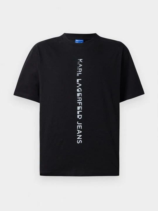 Zdjęcie produktu T-shirt z nadrukiem KARL LAGERFELD czarny