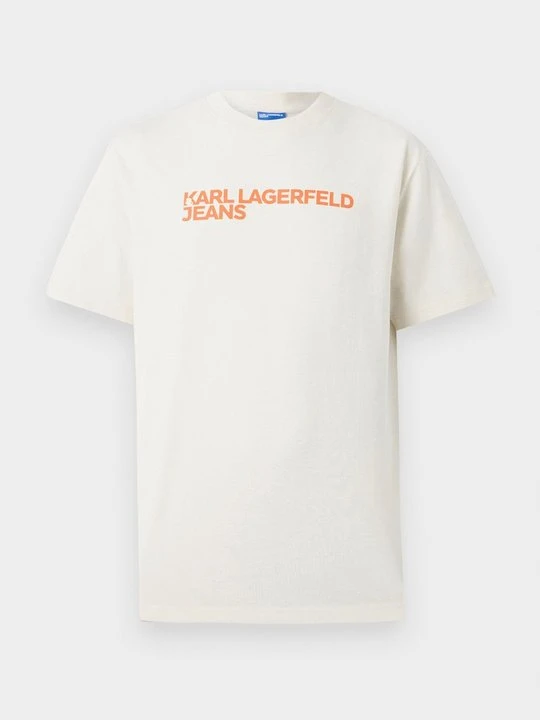 Zdjęcie produktu T-shirt z nadrukiem KARL LAGERFELD szary