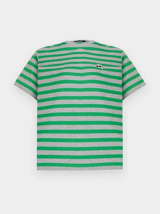 Zdjęcie produktu T-shirt z nadrukiem KARL LAGERFELD zielony