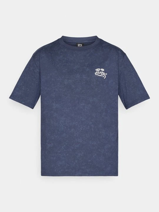 Zdjęcie produktu T-shirt z nadrukiem Karma8a granatowy