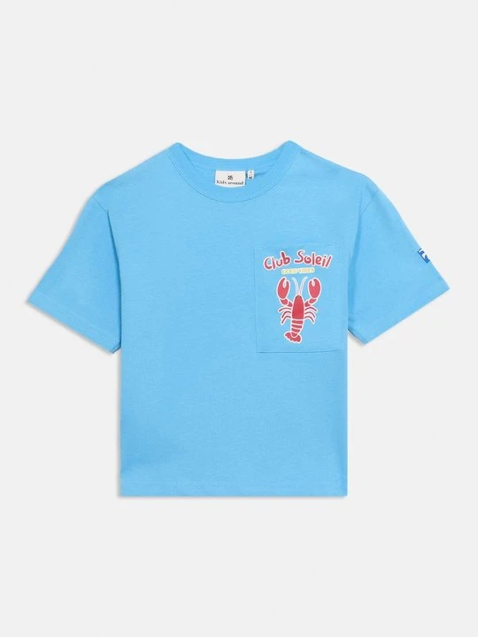 Zdjęcie produktu T-shirt z nadrukiem Kids Around niebieski