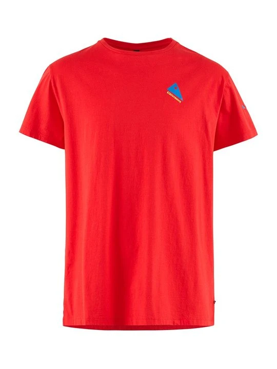 Zdjęcie produktu T-shirt z nadrukiem Klättermusen czerwony