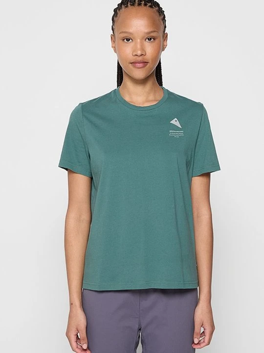 Zdjęcie produktu T-shirt z nadrukiem Klättermusen zielony