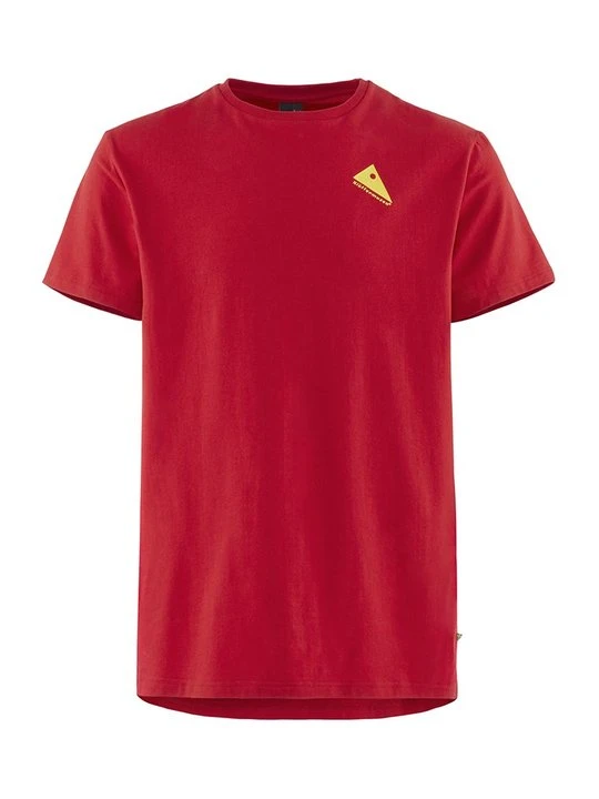 Zdjęcie produktu T-shirt z nadrukiem Klättermusen czerwony