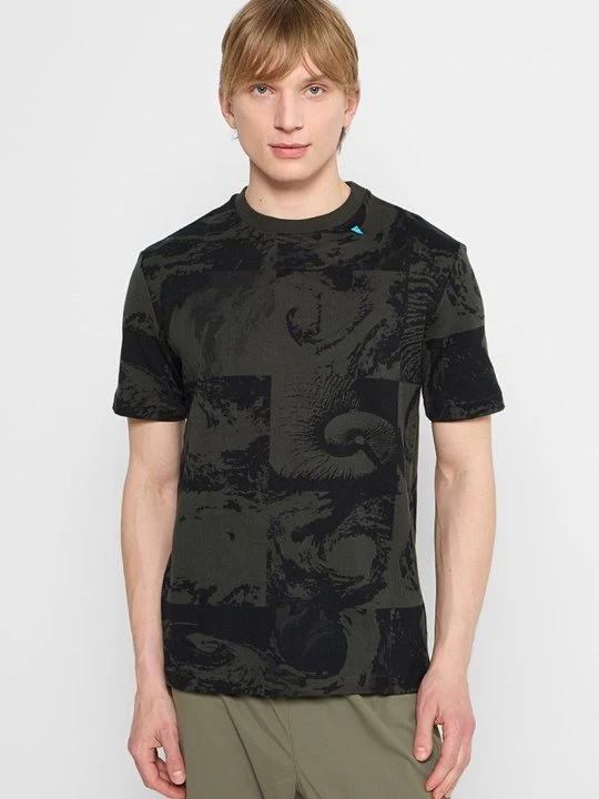Zdjęcie produktu T-shirt z nadrukiem Klättermusen khaki