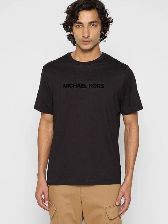 Zdjęcie produktu T-shirt z nadrukiem Michael Kors czarny