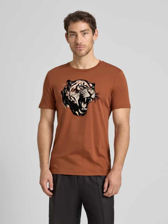 Zdjęcie produktu T-shirt z nadrukiem, krój regular fit Antony Morato