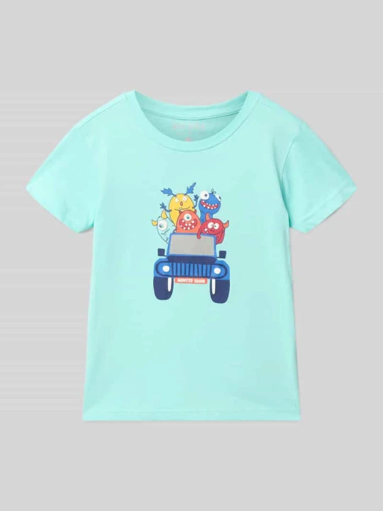 Zdjęcie produktu T-shirt z nadrukiem, krój regular fit BLUE SEVEN