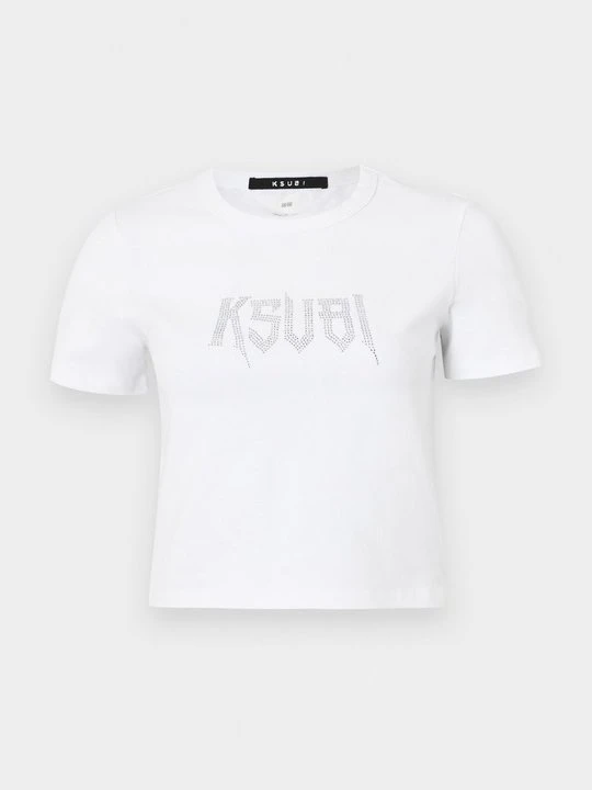Zdjęcie produktu T-shirt z nadrukiem KSUBI biały
