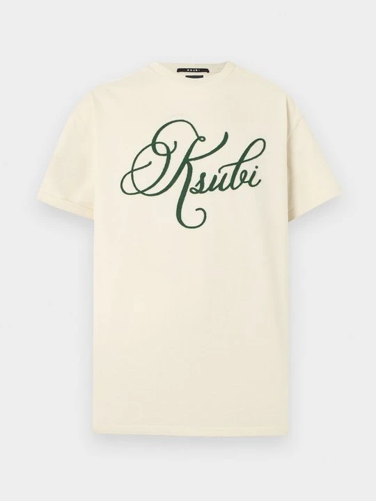 Zdjęcie produktu T-shirt z nadrukiem KSUBI biały