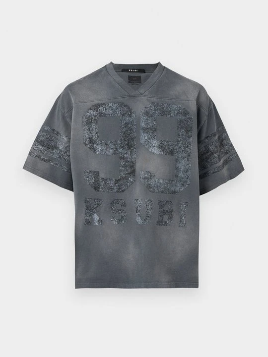 Zdjęcie produktu T-shirt z nadrukiem KSUBI czarny